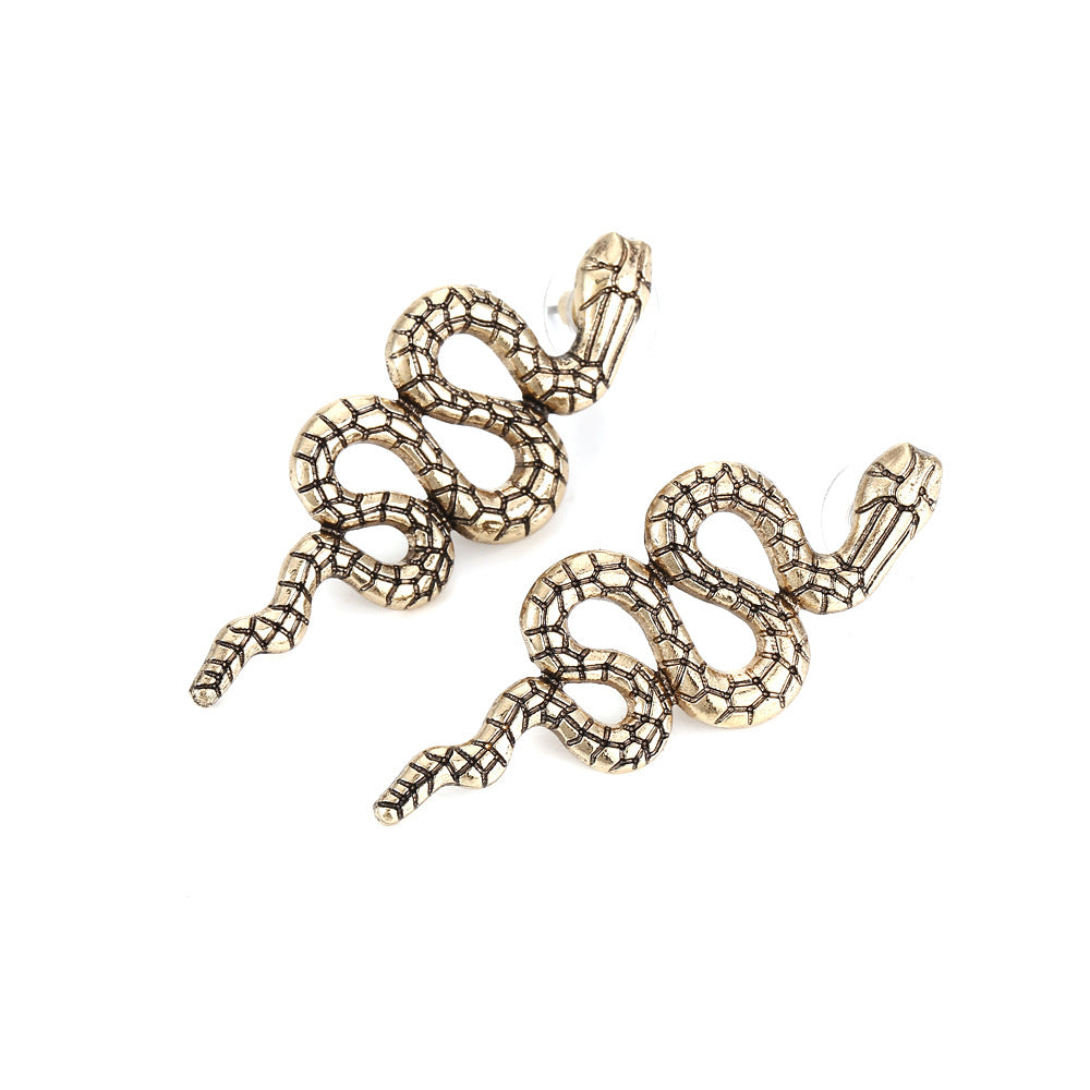 Wholesale Vintage Snake Alloy Earrings